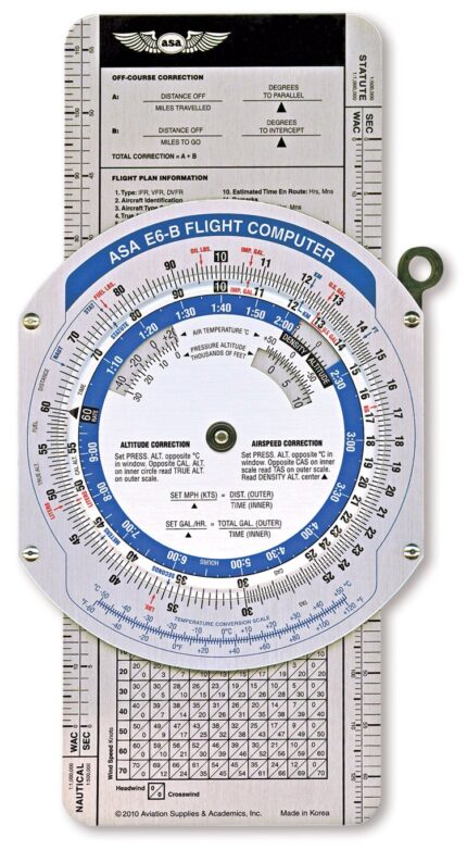 Color E6-B Flight Computer - Pacific Coast Avionics