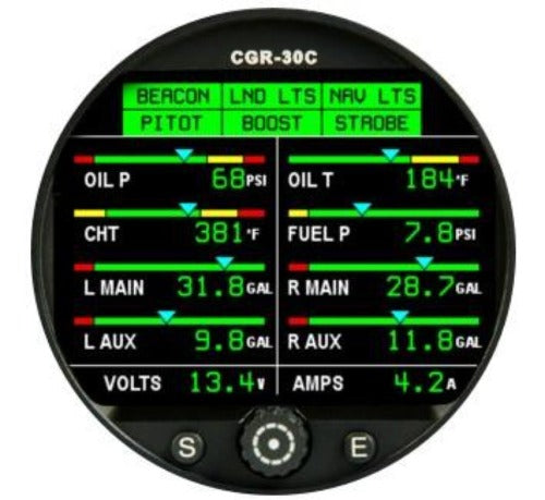 CGR-30C Primary Engine Monitor System - Pacific Coast Avionics