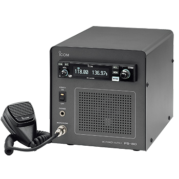 IC-A220 VHF Airband Transceiver | PS-80 Base Station