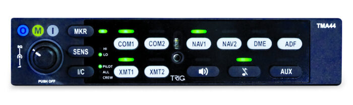 Trig TMA44 Audio Panel - front view